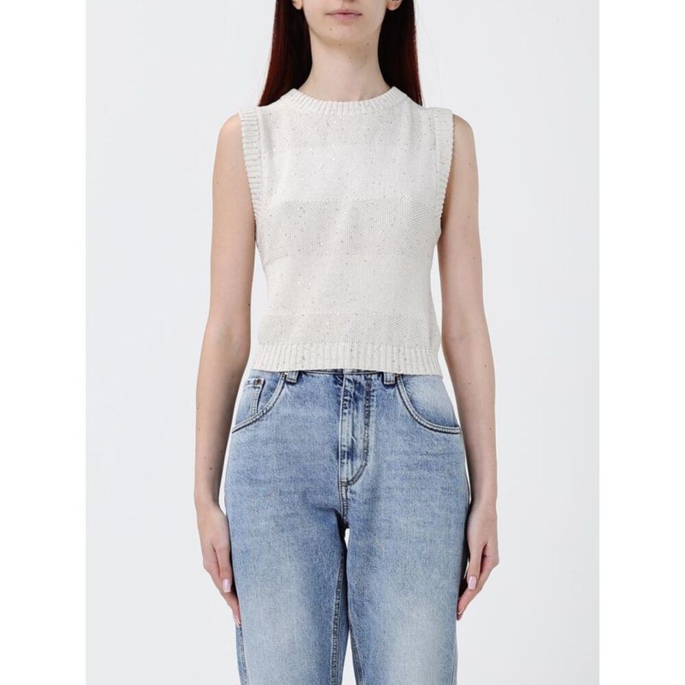 Brunello Cucinelli Top Woman Beige